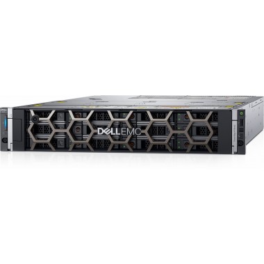 Сервер Dell PowerEdge R750xs - Intel Xeon 4310, 16GB RDIMM, 2.4TB SAS, 16x2.5" SFF, 120W